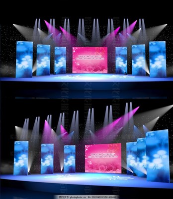 護士節(jié)演出3D燈光舞臺設計構思